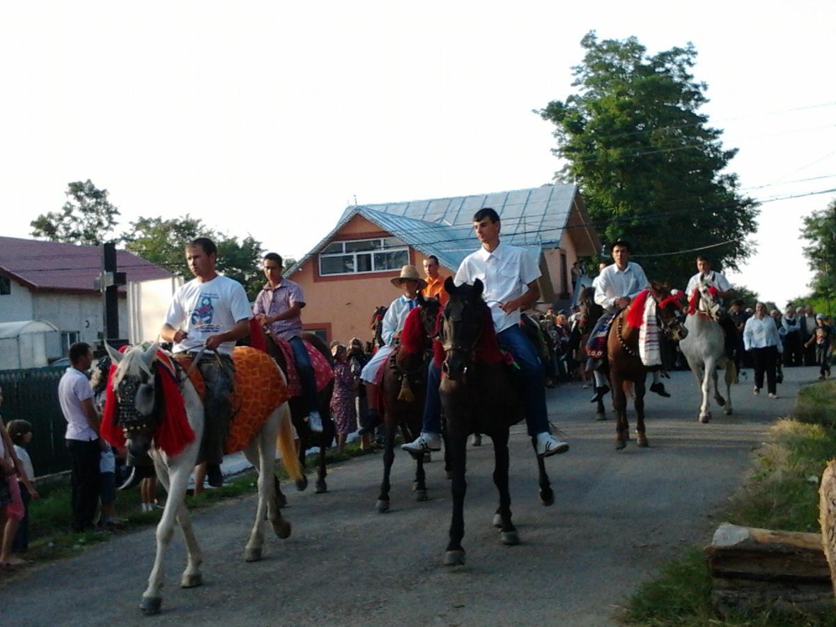Întâmpinarea IPS Teofan  cu un grup de călăreţi